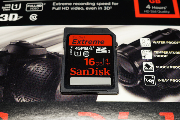 SanDisk Extreme SDHC 16GB