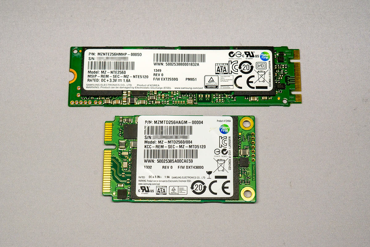 M.2/mSATA SSD