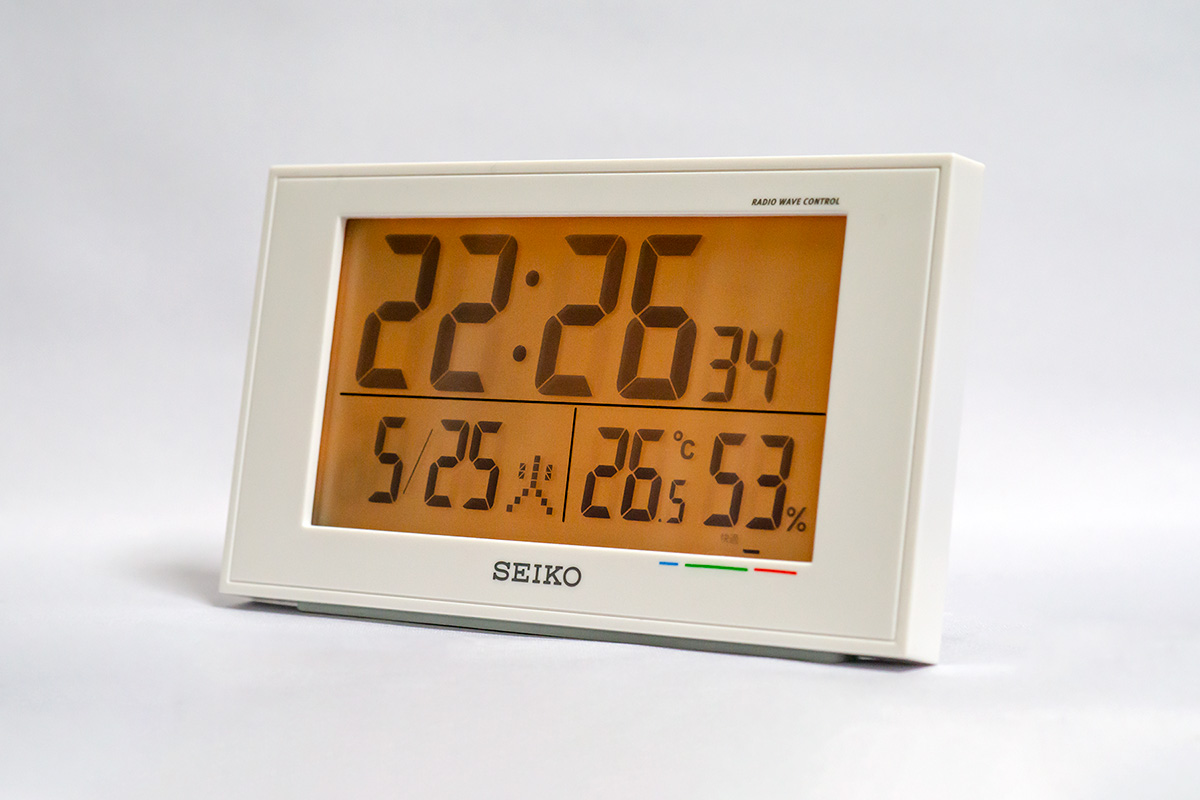 SEIKO 温湿度計つき電波クロック BC402W | b's mono-log