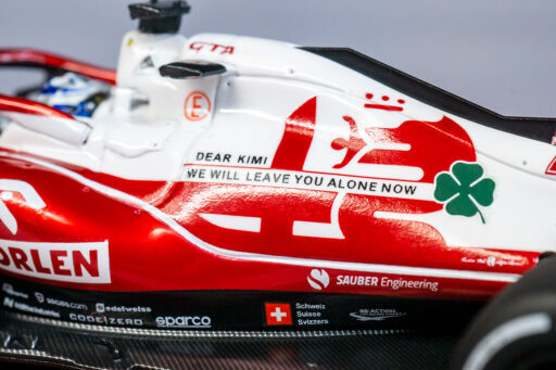Spark Alpha Romeo C41 K. Raikkonen Abu Dhabi GP 2021