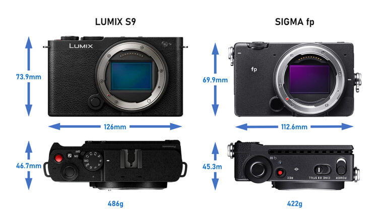 LUMIX S9 vs SIGMA fp