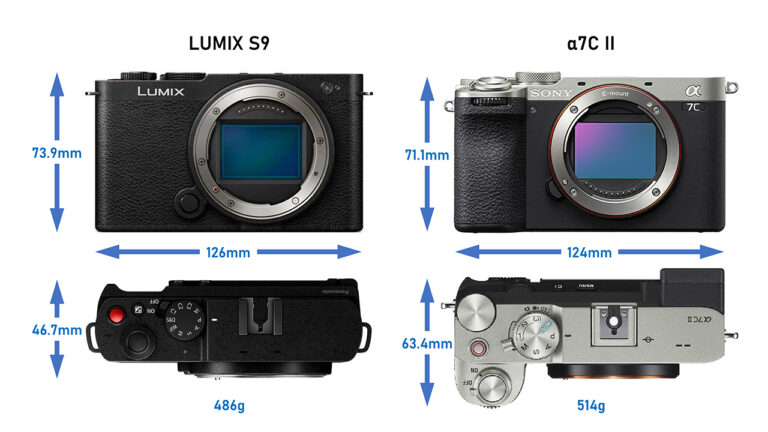 LUMIX S9 vs α7C II