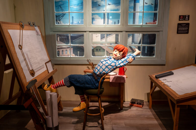 ジブリの立体造型物展